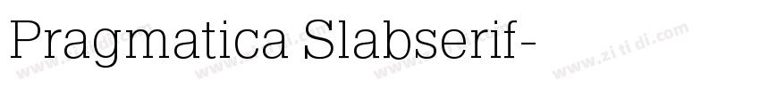 Pragmatica Slabserif字体转换 Pragmatica Slabserif字体转换